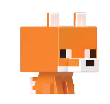 Minecraft Vanilla Figura de Acción Cabeza Mob Mini zorro rojo