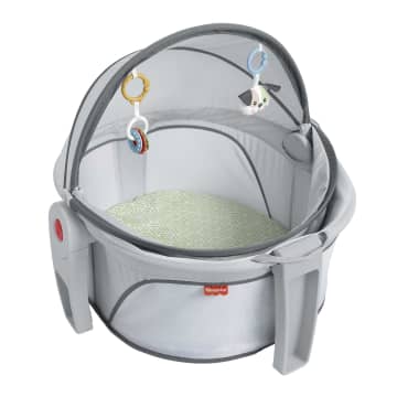 Fisher-Price Portable Baby Bassinet & Play Area With Toys, On-the-Go Baby Dome, Puppyperfection
