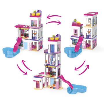 MEGA Barbie Juguete de Construcción Color Reveal Casa de los Sueños