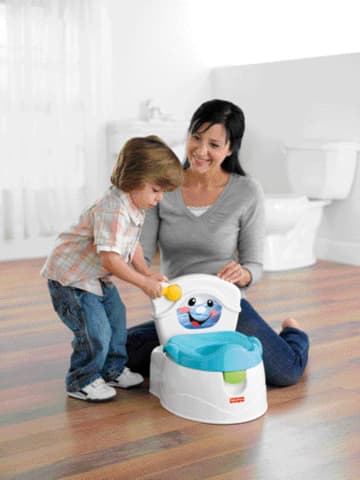 Fisher-Price Learn-To-Flush Potty For Toddlers, With Rewarding Lights And Sounds!