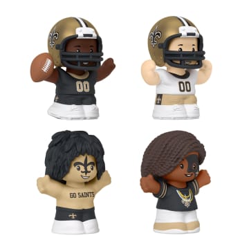 Little People Collector New Orleans Saints Special Edition Set For Adults & NFL Fans, 4 Figures - Image 4 of 6