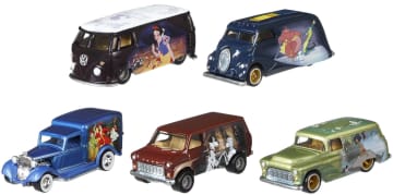 Hot Wheels Premium Pop Culture Set Of 5 Toy Cars Or Trucks - Imagen 2 de 4