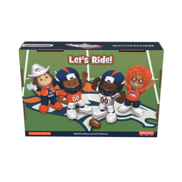 Little People Collector Denver Broncos Special Edition Set For Adults & NFL Fans, 4 Figures - Image 6 of 6