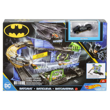 Hot Wheels DC Batcave Playset With Character Car, Gift For Kids 4 To 8 Years Old