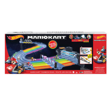 Hot Wheels Mario Kart Pista de Brinquedo Rainbow Road - Imagen 6 de 6