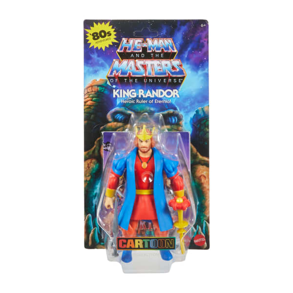 Masters of the Universe Origins Action Figure Cartoon Collection King Randor