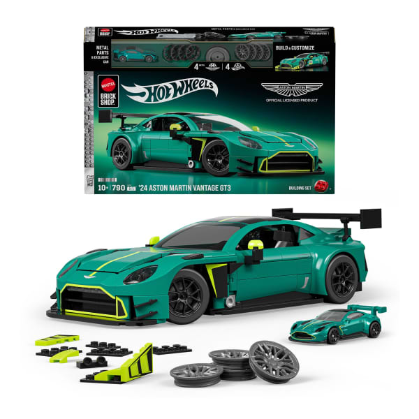 Hot Wheels ’24 Aston Martin Vantage GT3 Building Set