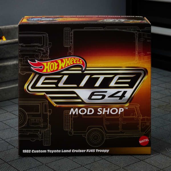 Hot Wheels Elite 64 Mod Shop 1982 Custom Toyota Land Cruiser FJ45 Troopy
