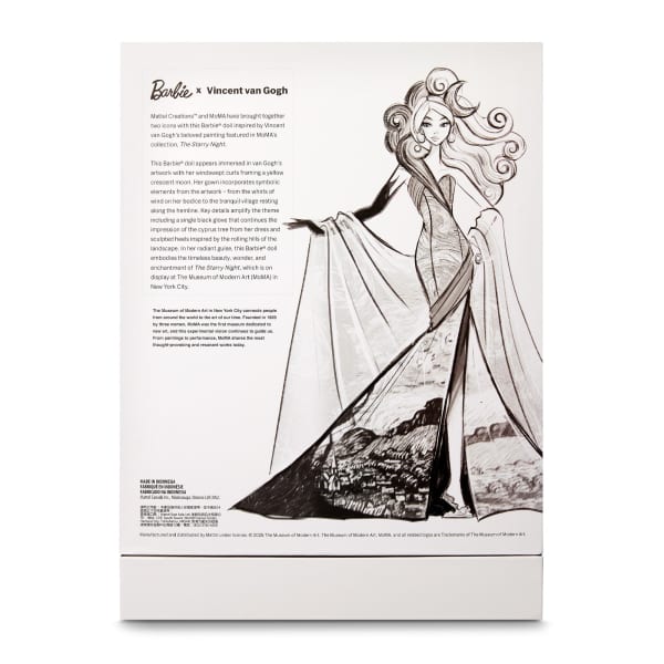 Barbie x MoMA Vincent van Gogh Doll