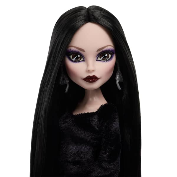 Wednesday Morticia Addams Skullector Puppe