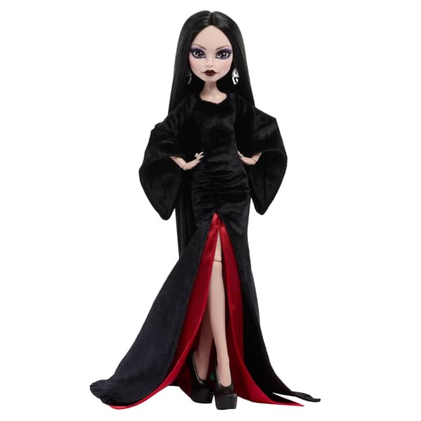 Wednesday Morticia Addams Skullector Puppe