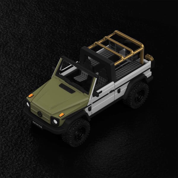 Hot Wheels x Mercedes-Benz Projekt G-Klasse Past II Future, designed von nigo