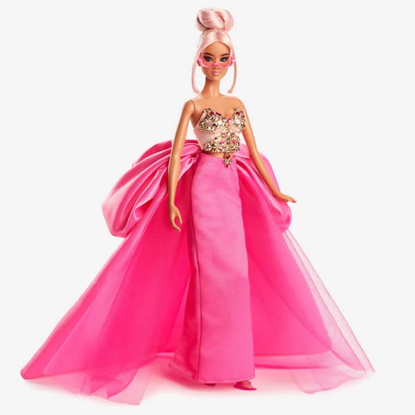 princess pink dress barbie doll Disney Princess Transforming Aurora Fashion Doll