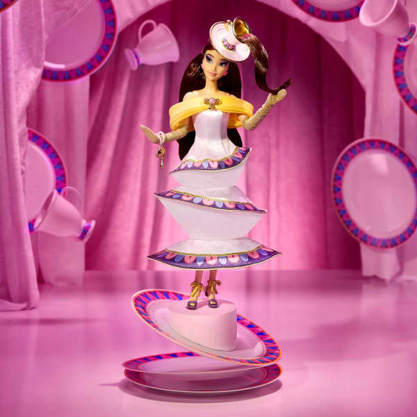 belle pink dress doll Belle Singing Doll Beauty and the Beast 11 1/2''