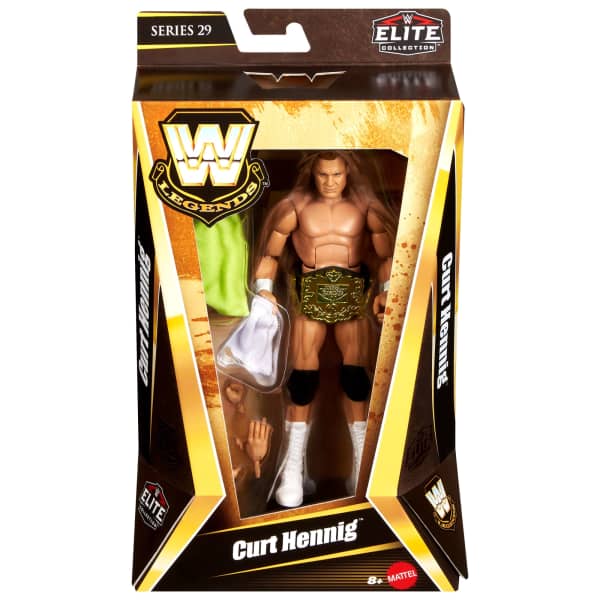WWE Elite Legends Curt Hennig Action Figure & Accessories