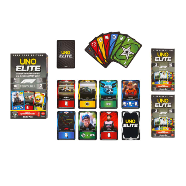 UNO Elite Formula 1® 2025 Core Edition Booster Set 2-Pack