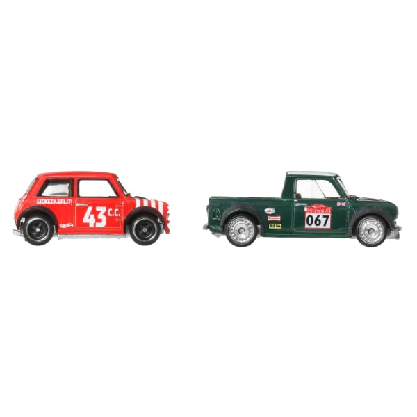 Hot Wheels Premium Car Culture 2-Pack - Morris Mini & '67 Austin Mini Pickup