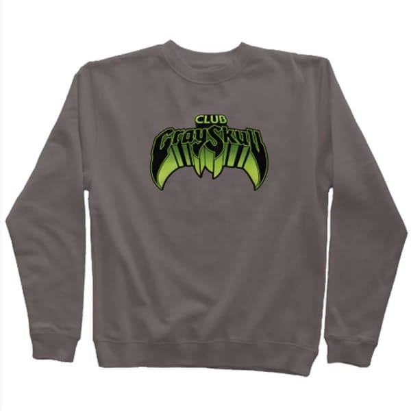 Masters of the Universe Club Grayskull Gray Sweatshirt