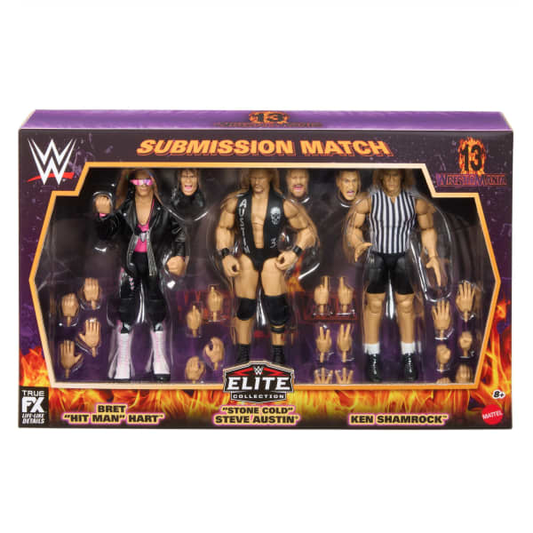 WrestleMania 13 Submission Match WWE Elite Collection (3-Pack
