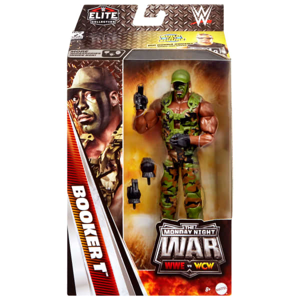 WWE Monday Night War Elite Collection Booker T Action Figure