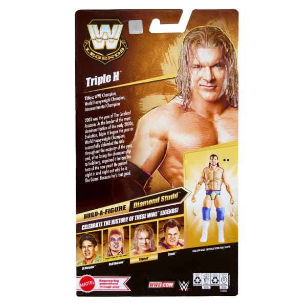 WWE Legends Elite Collection Triple H Action Figure | Mattel Creations