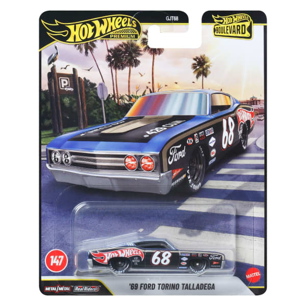 Hot Wheels Premium Boulevard '69 Ford Torino Talladega