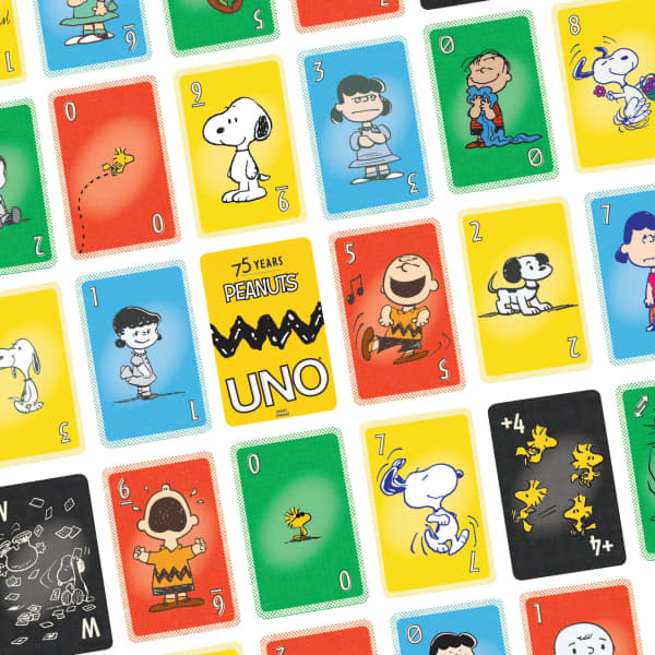 UNO Canvas Peanuts Card Deck