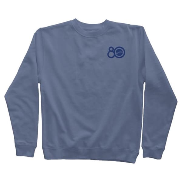 Mattel 80th  Logo Blue Sweatshirt