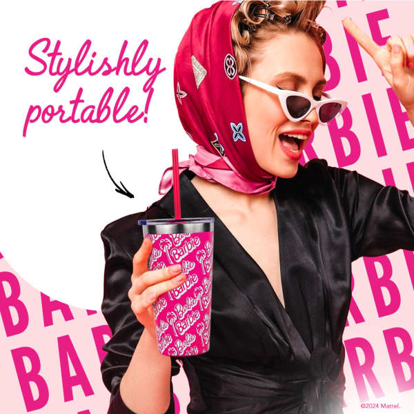 Barbie™ X Dragon Glassware® Tumbler - 16 Oz