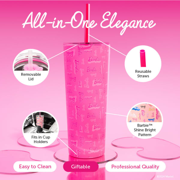 Barbie™ Shine Bright Tumbler - 24 Oz