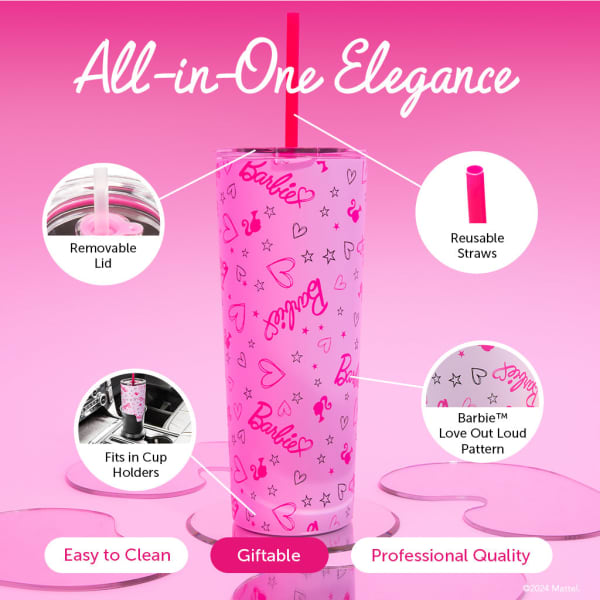 Barbie™ Love Out Loud Tumbler - 24 Oz