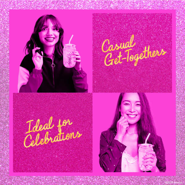 Barbie™ X Dragon Glassware® Aura Drinking Glasses