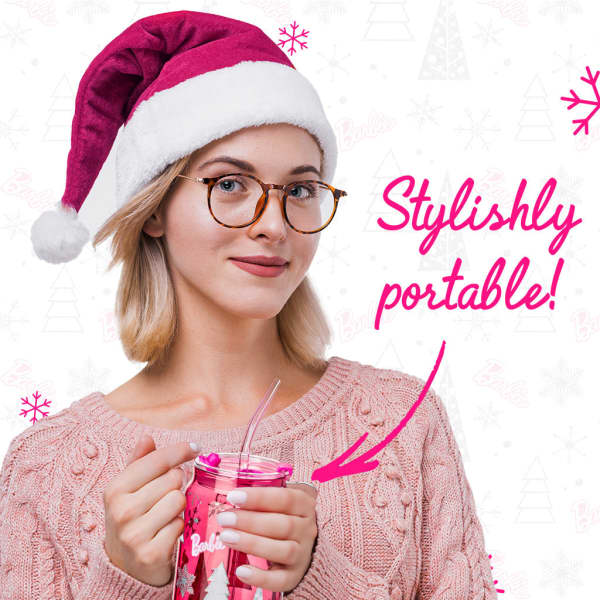 Barbie™ Christmas Drinking Glasses - 20 Oz