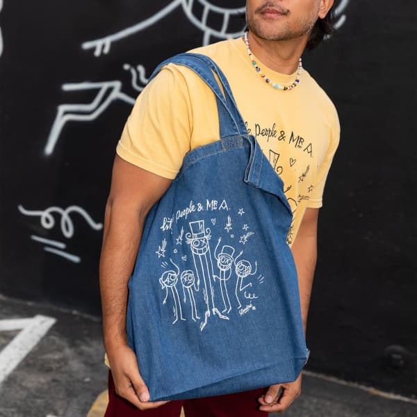 Fisher Price x André Saraiva Denim Tote Bag