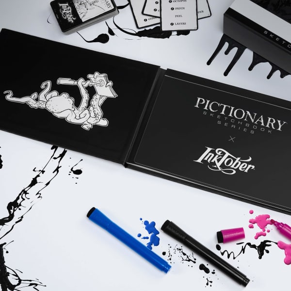 Pictionary Sketchbook x Inktober
