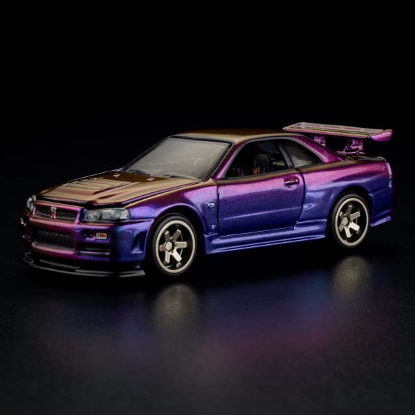 ミニカー HotWheels Nissan Skyline GT-R (BNR34) RLC Exclusive Nissan Skyline GT-R BNR34 | Mattel Creations