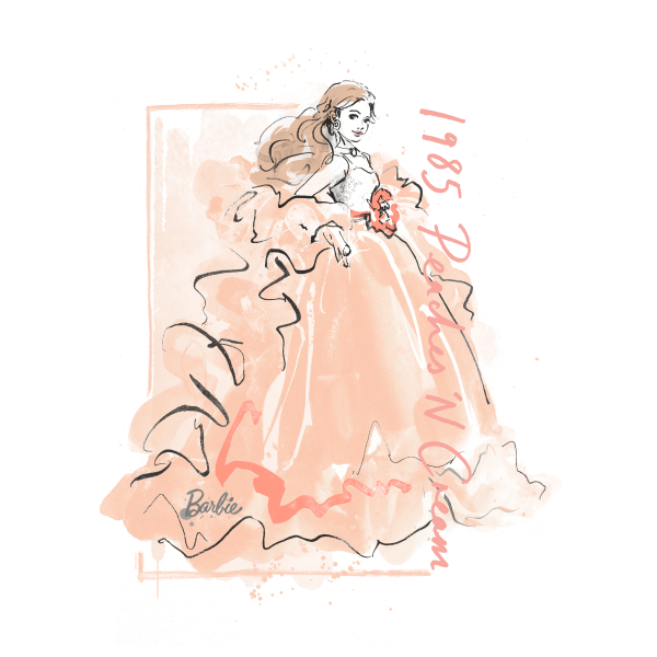 Barbie Peaches 'n Cream Mauve Hoodie