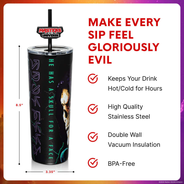 Masters of the Universe™ 2026 Movie Skeletor™ Tumbler (Mattel Creations)