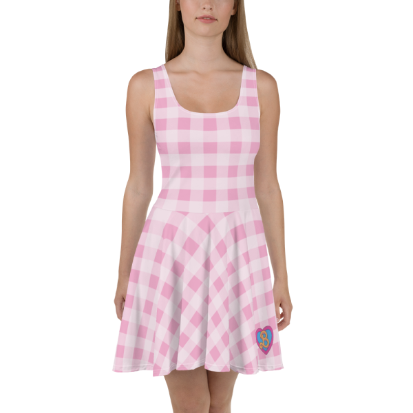 pink and white checkered barbie dress Barbie The Movie Barbie in Pink Gingham Dress Mattel Creations Australia