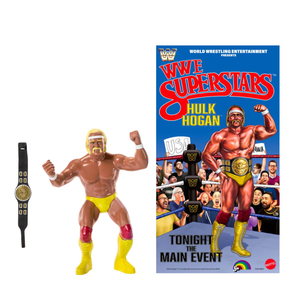 LJN WWE Superstars Hulk Hogan Action Figure