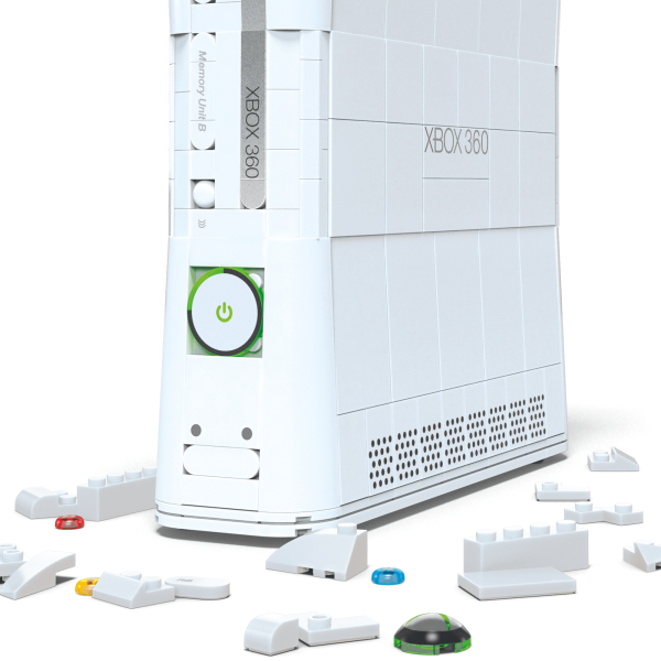 MEGA Microsoft Xbox 360 Replica Building Toy Kit | Mattel Creations MEGA Microsoft Xbox 360 Replica Building Toy Kit | Mattel Creations