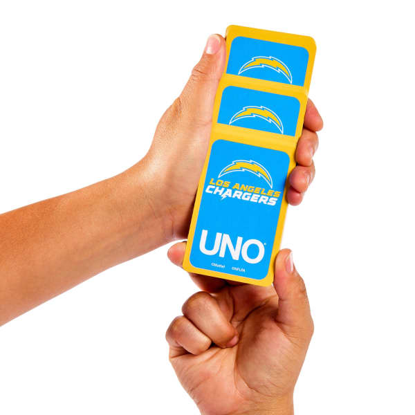 UNO Fandom NFL Los Angeles Chargers Game Deck