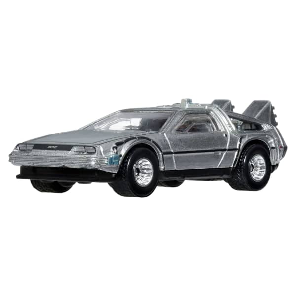 Hot Wheels Premium Car Culture 2-Pack Back to the Future Time Machine & 1987 Toyota Pickup Truck / Camionnette