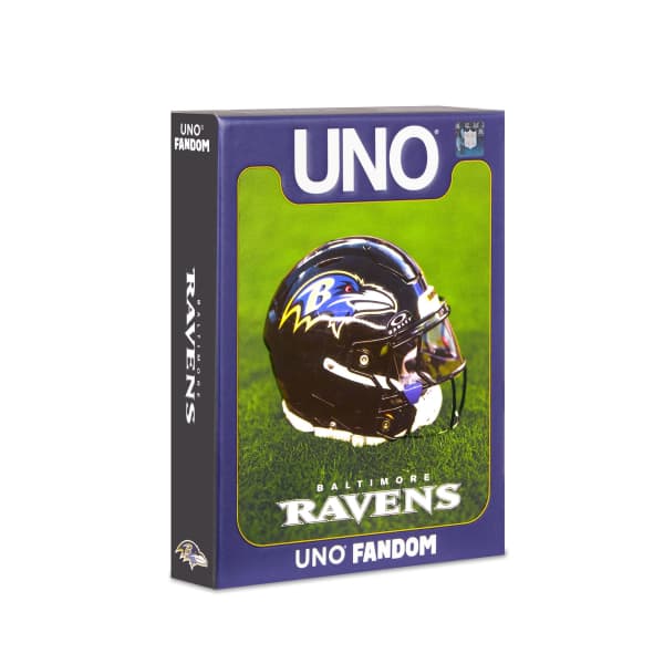UNO Fandom NFL Baltimore Ravens Game Deck