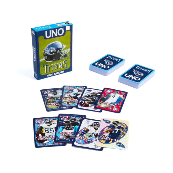 UNO Fandom NFL Tennessee Titans Game Deck