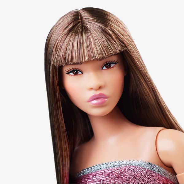 Barbie Looks Doll #24 (Curvy, Long Brown Hair)