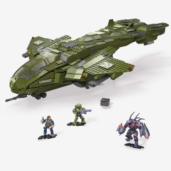 MEGA Halo Pelican Inbound Aircraft Building Set