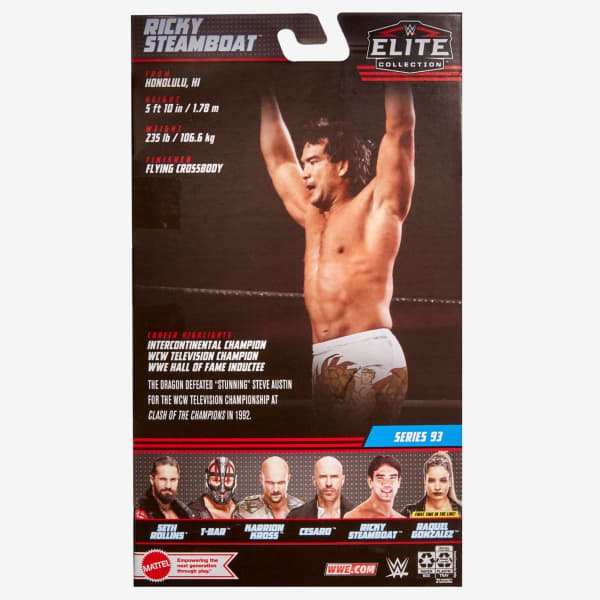 Mattel WWE Elite Collection Fan Takeover Ricky The Dragon Steamboat Figure Mattel WWE Elite Collection Fan Takeover Ricky The Dragon Steamboat Figure