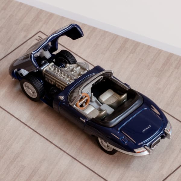 Hot Wheels x MoMA Jaguar E-Type Roadster