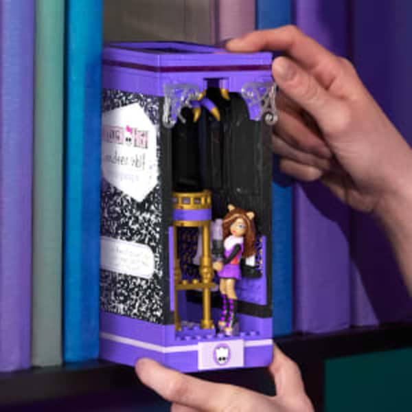 MEGA Monster High Clawdeen's Boo-k Den Building Toy Kit